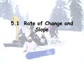 5.1 Rate of Change and Slope DO NOW 1.Find the domain and range of the function: 2. What are the range values of y = 2x + 4 for the domain {-2, -1, 0,