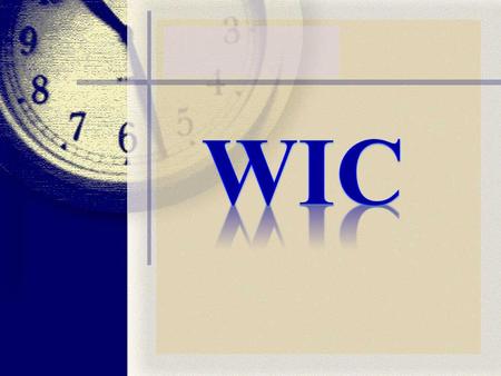 CONTENT Part I WIC: About us. WIC fundraising appeal Vision and Mission Part II Our objectives Activities WIC cares for WOMEN.