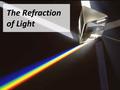 The Refraction of Light. Right now… Open up your the Science Focus 8 Textbooks to page 200 and 200-209 of the Science in Action handouts. Big Idea: Know.