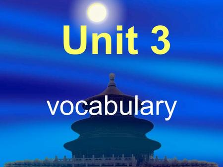 Unit 3 vocabulary. B. A fun day out (P.38) 1.trip 2.traffic 3.highway 4.sick 5.Eiffel Tower 6.pyramids.