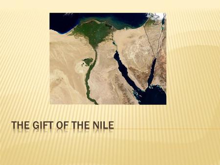 The Gift of The Nile.