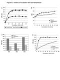 Figure S1: kinetics of incubation time and temperature MFI Incubation time (min) B Room temperature +4°C D Room temperature +4°C Incubation time (min)