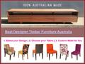 Best Designer Timber Furniture Australia. Our Custom furniture is handcrafted using primarily recycled Australian timber, and a range of specialised hardwoods.