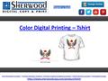 Color Digital Printing – Tshirt Print Shop Bolton Location Print Shop Bolton Location | Printing Brampton Locations | Printing Company Georgetown Location.