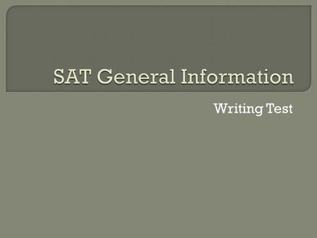 Writing Test.  Semi-colons Used to combine sentences Must have 2 independent clauses No conjunctions  EX: My favorite types of movies are comedies and.