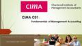 Fundamentals of Management Accounting CIMA C01 –.