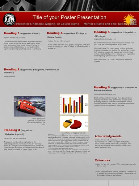 Title of your Poster Presentation Student Presenter’s Name(s), Major(s) or Course Name · Mentor’s Name and Title, Department Insert Text Here… (replace.