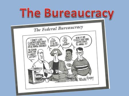 Bureaucracy: A systematic structure that handles the everyday business of an organization.