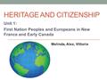 Heritage and Citizenship