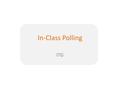 In-Class Polling ITG. Agenda Polling Tools (Clickers, Polls Everywhere) Implications in teaching & learning Emerson faculty experiences Tips for an effective.