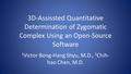 3D-Assissted Quantitative Determination of Zygomatic Complex Using an Open-Source Software 1 Victor Bong-Hang Shyu, M.D., 1 Chih- hao Chen, M.D.