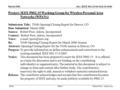 Doc.: IEEE 802.15-06-0126-02-004b TG4b March 2006 Robert Poor - Adozu, IncSlide 1 Project: IEEE P802.15 Working Group for Wireless Personal Area Networks.