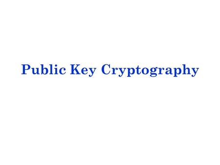 Public Key Cryptography. Asymmetric encryption is a form of cryptosystem in which Encryption and decryption are performed using the different keys—one.