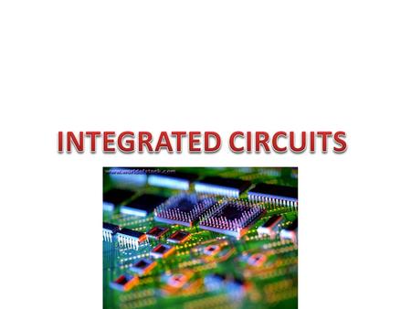 A microelectronic computer circuit incorporated into a chip or semiconductor In electronics, an as IC is a miniaturized electronic circuit. An electronic.