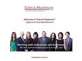 Welcome to “Eales & Mackenzie” Legal and Corporate Advisors emlawyers.com.au.