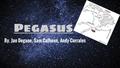 Pegasus By. Jan Degano, Sam Calhoun, Andy Corrales.