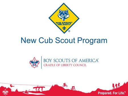 New Cub Scout Program. Overview New Cub Scout program launches on June 1. This presentation will cover: –Reasons for change –Updates –Materials –Transition.