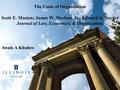 The Costs of Organization Scott E. Masten; James W. Meehan, Jr.; Edward A. Snyder Journal of Law, Economics, & Organization, Awais A Khuhro.