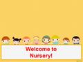 Welcome to Nursery!. Miss Diane Miss Ann Mrs Sarah In Learning Zone 1 – the Nursery your teaching team are… Miss Pink PE Mr Andrew Miss Min Miss Bow Swimming.