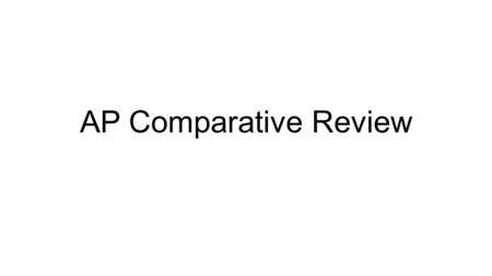 AP Comparative Review. U.KRUSSIACHINAMEXICONIGERIAIRAN Type of Government UnitaryFederalUnitaryFederal Unitary Head of State (Election Process & Term)