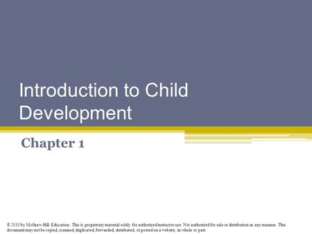 © 2013 by McGraw-Hill Education. This is proprietary material solely for authorized instructor use. Not authorized for sale or distribution in any manner.