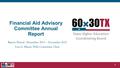 Texas Higher Education Coordinating Board 1 Financial Aid Advisory Committee Annual Report Report Period: December 2015 – November 2015 Lisa G. Blazer,