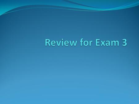 Final project questions Review sessions tomorrow: 1:00-2:00 pm, 3:30-5:00 pm, 6:30-7:30 pm… all in SSC 107 You can start the exam as early as 8:30 am,