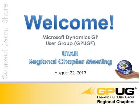 Regional Chapters. Casual event, feel free to contribute We are all volunteers, enjoy and step up Bathrooms are located directly in hallway Coffee Service.