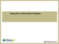 1 Using the Lucene Search Engine. 2 Team Phil Corcoran Project Leader 10 Years Software Telecoms, Finance, Manufacturing Reqs, Design, Test Derek O’ Keeffe.