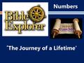 Numbers ‘ The Journey of a Lifetime’. Numbers – What’s in a name? It derives its name from the census described in the first chapter of the book, in which.