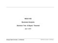 MGS3100_07.ppt/Apr 7, 2016/Page 1 Georgia State University - Confidential MGS 3100 Business Analysis Decision Tree & Bayes’ Theorem Apr 7, 2016.