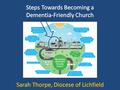 ① Dementia-friendly event ② Dementia-friendly church ③ Dementia-friendly communities.