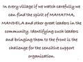 1. A GOOD LEADER HAS THE CAPABILITY TO TRANSFORM THE VISION INTO ACTION AND ACTION INTO REALITY. www.omplis.org2.