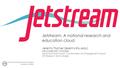 Jetstream: A national research and education cloud Jeremy Fischer ORCID 0000-0001-7078-6609 Senior Technical Advisor, Collaboration and.