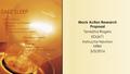 Mock Action Research Proposal Teneisha Rogers EDU671 Instructor Newton Miller 3/3/2016 SAFE SLEEP Area of Focus Explanation of Problem Variables Research.