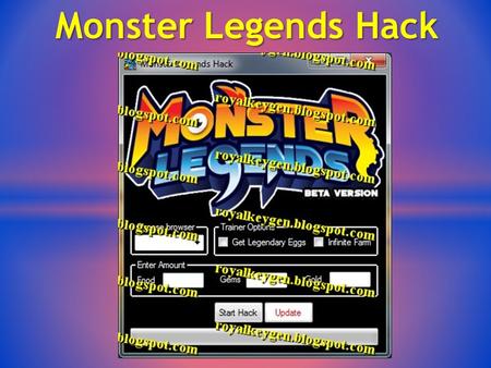 Monster Legends Hack.