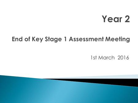 1st March 2016.  New National Curriculum was introduced in 2014  As a result, the Standards and Testing Agency (STA) are changing the tests so that.