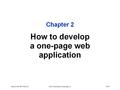 Murach's ASP.NET 4.5/C#, C2© 2013, Mike Murach & Associates, Inc.Slide 1.