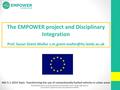 The EMPOWER project has received funding from the European Union’s Horizon 2020 research and innovation programme under grant agreement no 636249 The EMPOWER.