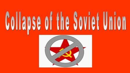 The BIG ideas Between 1970 and 1990, the Soviet Union broke up and communist control of Eastern Europe ended Policies of détente, perestroika, and glasnost.