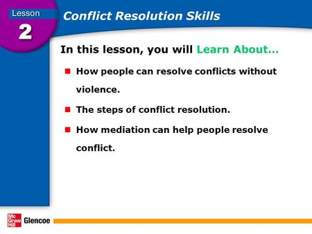 Conflict Resolution Skills