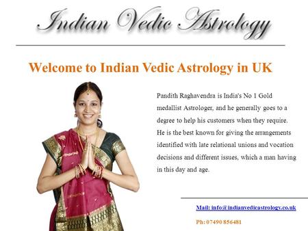 Welcome to Indian Vedic Astrology in UK