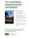 THE RAINTREES KINDERGARTEN DIFFERENCE Caring | Exploring | Fun Rain Trees Kindergarten provides a caring, fun and friendly home-from-home environment for.