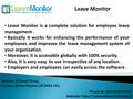 Leave Monitor Leave Monitor is a complete solution for employee leave management. Basically it works for enhancing the performance of your employees and.