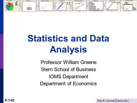 Statistics and Data Analysis