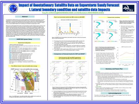 HWRF/GSI System Setup Abstract a Comparison of forecast tracks for CNT and WCNT. Summary and Future Plan Tong Zhu and Sid.