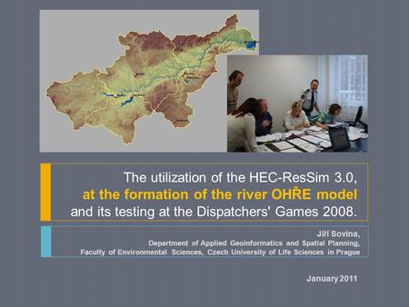 The utilization of the HEC-ResSim 3