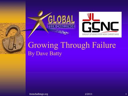 Growing Through Failure By Dave Batty