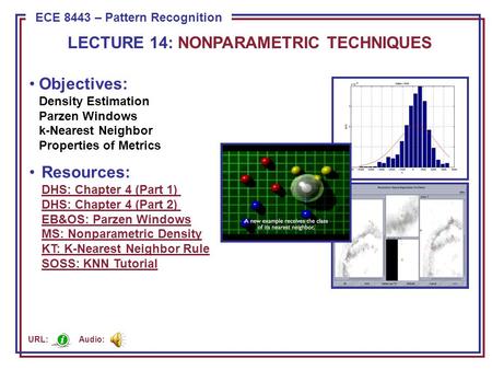 Principles of Density Estimation