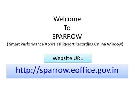 Welcome To SPARROW Website URL